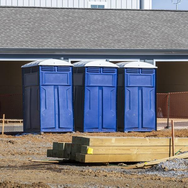 Heavy-duty construction site porta potty in Sapulpa, Oklahoma